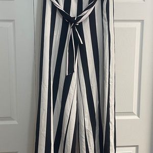 New York & Co. Black and White Stripe Pants